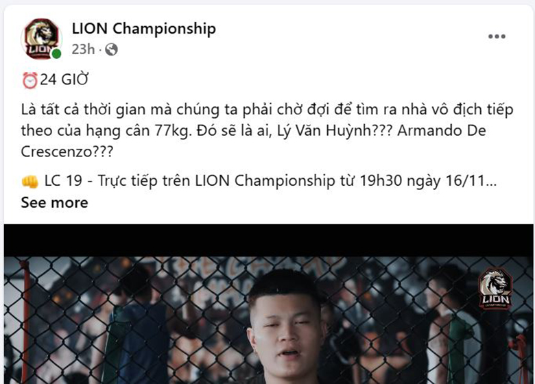 Lion Championship 19 starts 30 minutes later than notifications - Photo 3