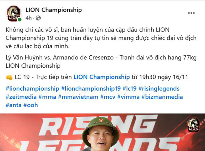 Lion Championship 19 starts 30 minutes later than notifications - Photo 4
