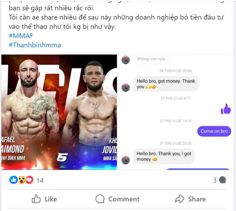 Foreign MMA boxers were accused