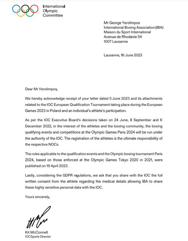 'IOC knows that two fighters Algeria and Taipei are south, but still play at the Paris Olympic Games' - Photo 3