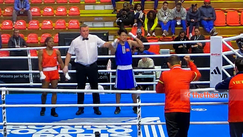 Boxing Vietnam won the first match in the Paris Olympic qualifying round - Photo 3