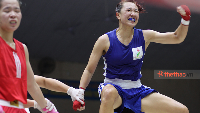 Thanh Hao defeated the player to attend ASIAD, successfully defended the national boxing championship - Photo 1