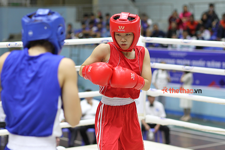 Huu Hieu loses close to the opening day of the national boxing tournament - Photo 4