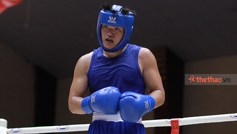17 -year -old Lao Cai Winning Knock -Out for the first half, in the semi -finals of the Asian Boxing Award - Photo 2