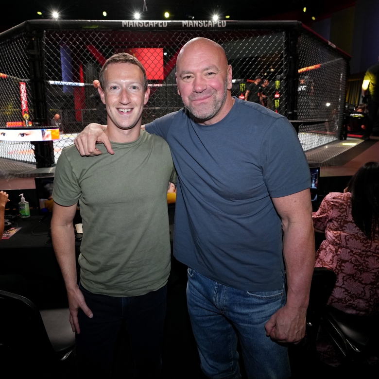 Mark Zuckerberg came to see UFC, Facebook encroached on MMA? - Photo 2