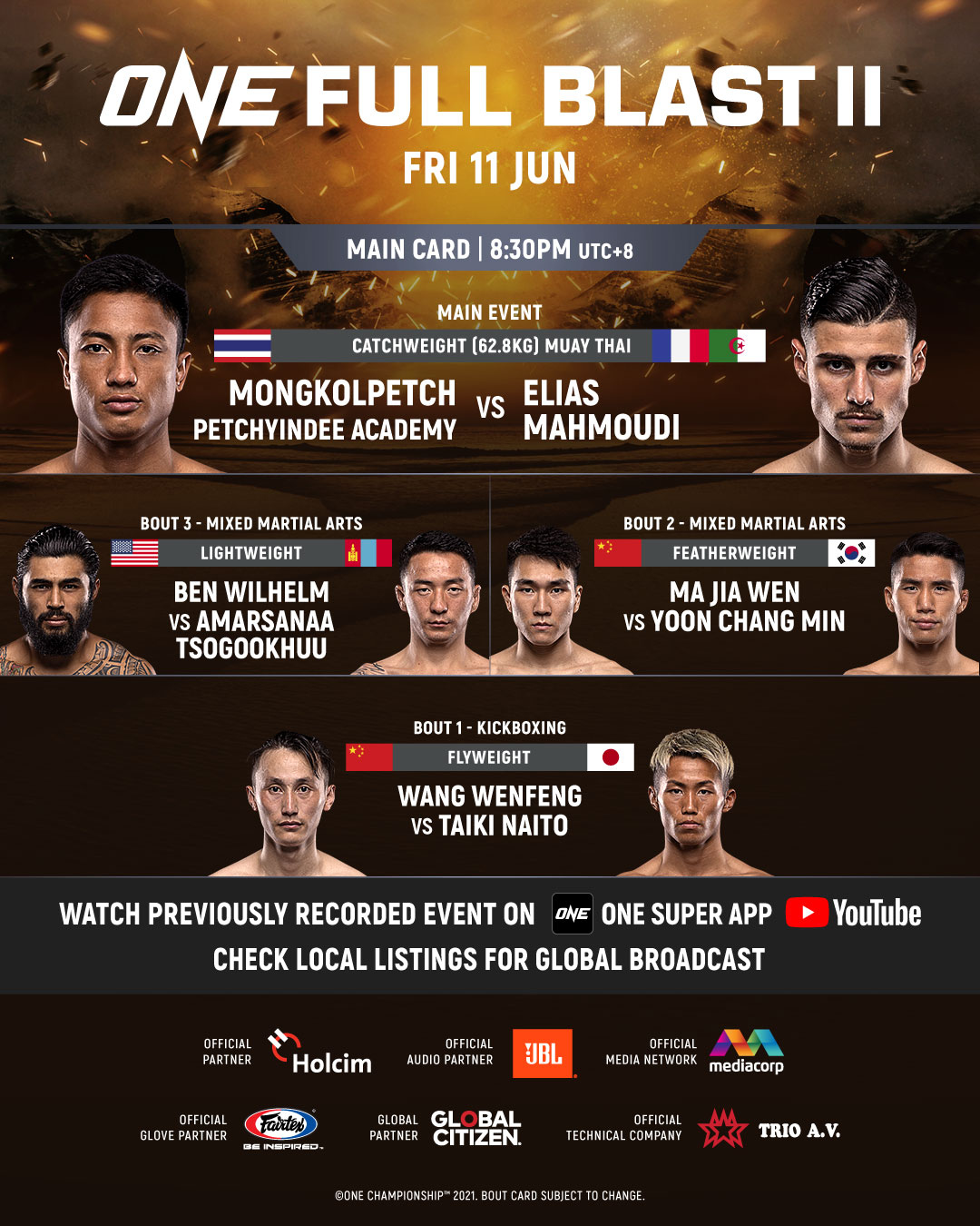 One full blast schedule 2: List of matches, where to see, when? - Photo 2