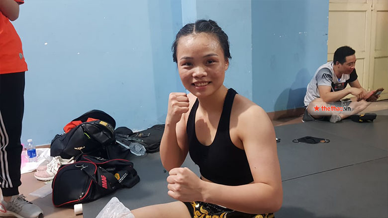 Two female fighters Thai Nguyen regretted only 4 days of studying battlefield before the floor - Photo 3