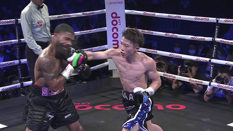 Inoue lowered Fulton in the 8th half, won a professional boxing belt in 4 weight classes - Photo 2