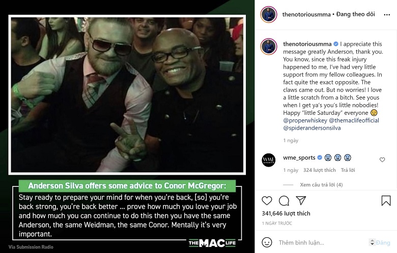 Conor McGregor thanked the legendary Anderson Silva: I received very little help - Photo 2