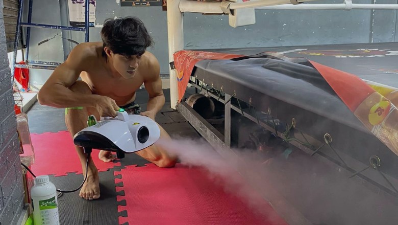 Nguyen Tran Duy Nhat quietly sprayed the gym - Photo 2