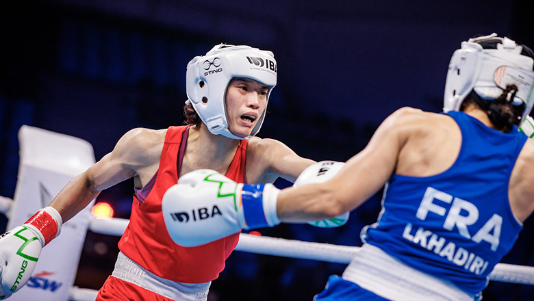 Nguyen Thi Tam fought early in the opening match of the SEA Games 32 - Photo 2