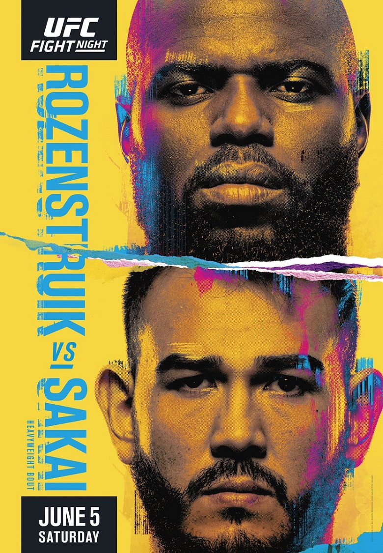 Watch live UFC Vegas 28: Jairzinho Rozenstruik vs Augusto Sakai - Photo 1