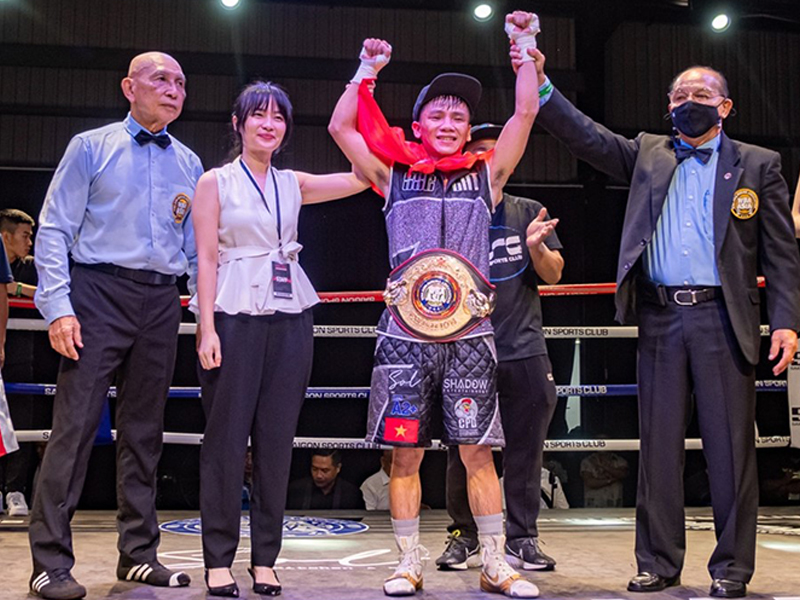 Boxing WBA Asian Boxing Tournament for the first time in Vietnam, male boxing Truong Dinh Hoang Thuong - Photo 8