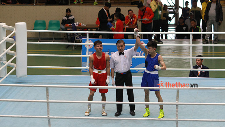 Minh Phat defeated Le Huu Toan in the semi -final boxing of the Congress - Photo 1