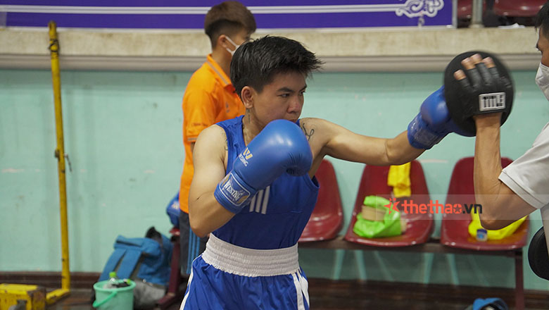 Thu Nhi Thuong Dai, encountered Diem Kieu in the semi -final boxing of the Congress - Photo 2