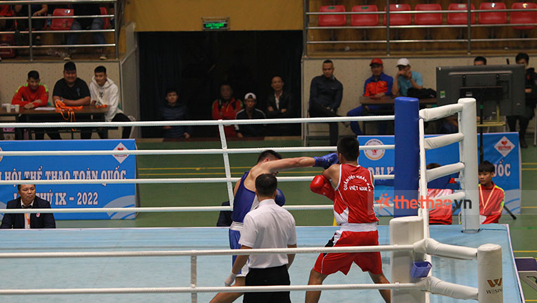 Quarterfinals Boxing Congress: 'Hidden number' of the army lost to Quang Ninh boxer - Photo 4