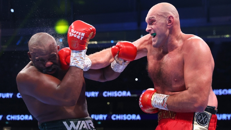 Fury and Chisora ​​sat down well together after the great battle - Photo 1