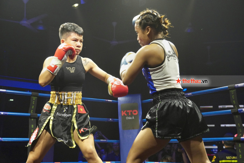Thu Nhi destroyed Indonesian boxers in the match - Photo 5