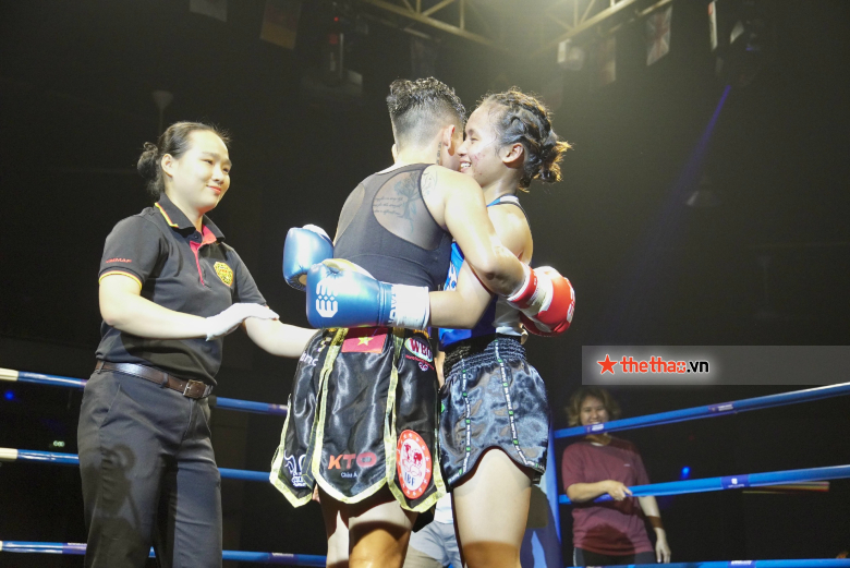 Thu Nhi destroyed Indonesian boxers in the match - Photo 2