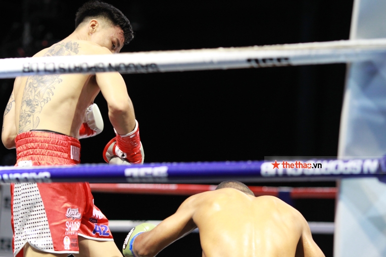 Lead the Beginning: Vo Hong Dat TKo opponent in the first half after 4 punches - Photo 10