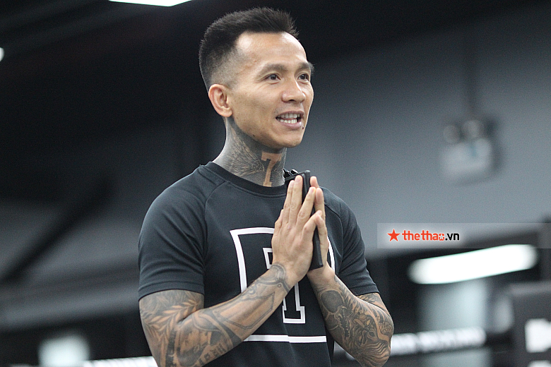 Andrea Aybar 'heat up' Boxing Trigger Hanoi event - Photo 2