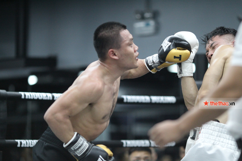 Andrea Aybar 'heat up' Boxing Trigger Hanoi event - Photo 10