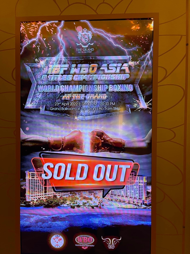 Boxing Dinh Hong Quan - Delmar Pellio sold out of tickets - Photo 1