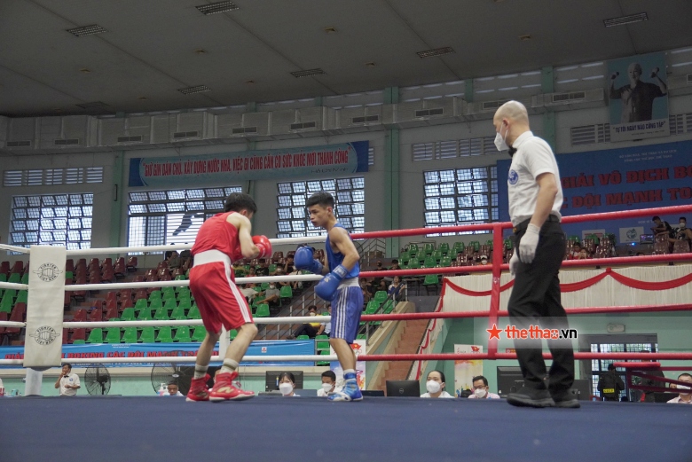 Nghe An boxer defeated Minh Phat in the national boxing tournament - Photo 3