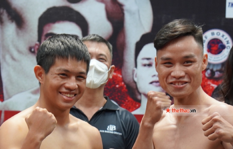 Huu Toan calmly, Hong Dat approached the opponent at the press conference of Boxing WBA Asia: Vietnamese Dream - Photo 6