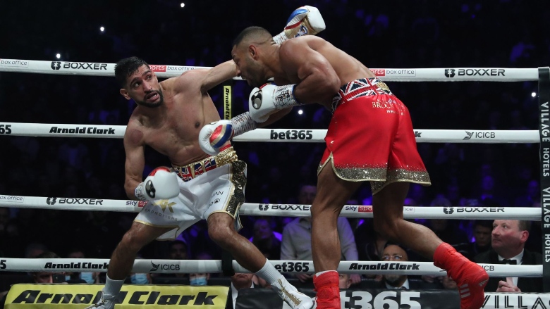 Amir Khan was lowered by Kell Brook in the 6th half - Photo 2
