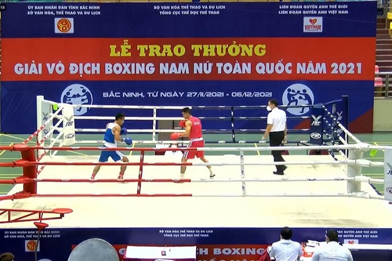 Nguyen Van Duong maintains his style with a gold medal in the national boxing 2021 - Photo 3