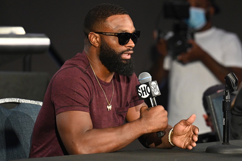 Jake Paul and Tyron Woodley 
