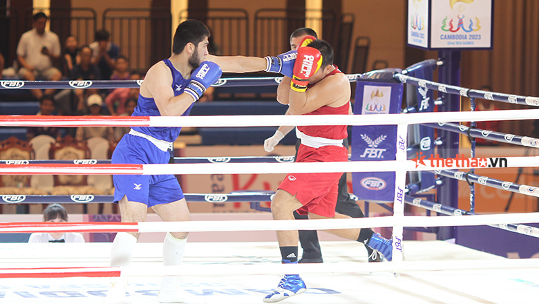 How strong Nguyen Manh Cuong's opponent in Boxing SEA Games 32 is strong? - Photo 4