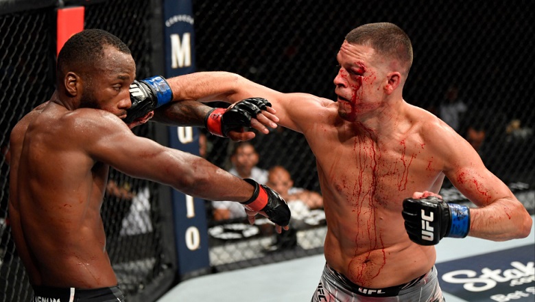 Being bruised, Nate Diaz still earns more than Leon Edwards and Marvin Vettori combined - Photo 1