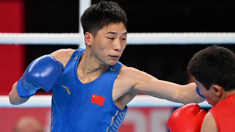 Boxing ASIAD 19: Nguyen Minh Cuong lost to the host martial arts boxer.