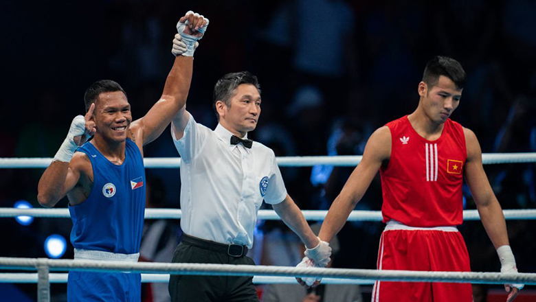 Boxing Asiad 19: Huyen Tran, Manh Cuong left the tournament with the defeat - Photo 1