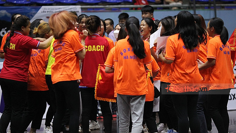 Boxing Hanoi Women reached the semi -finals of 12/13 weight classes at the Congress - Photo 2