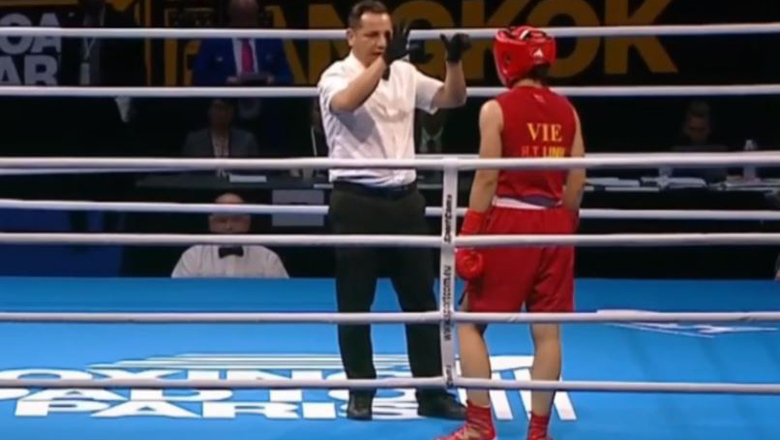 Boxing Olympic qualifying round: Why is Ha Thi Linh still winning in the knockout match? - Photo 1