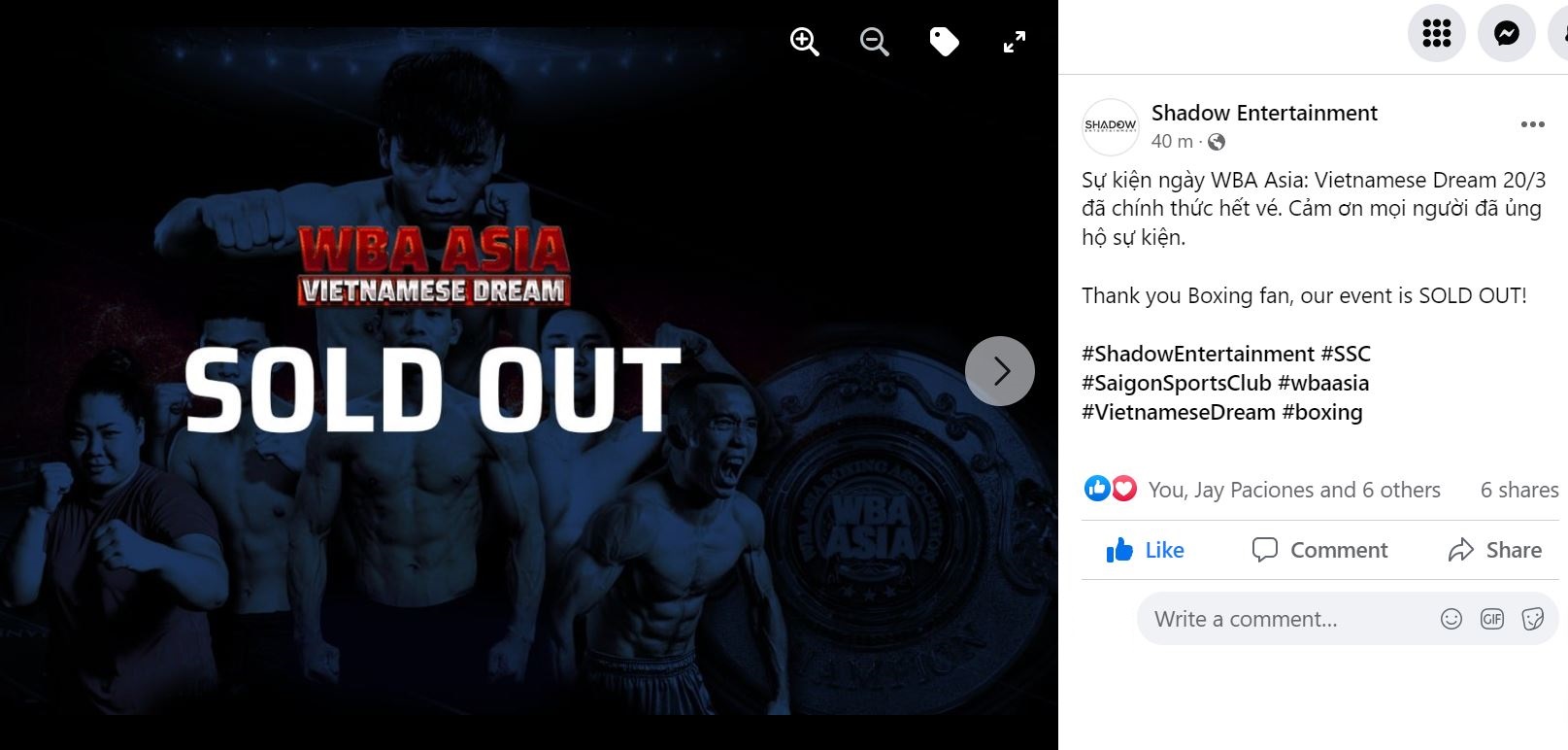 Boxing WBA Asia: Vietnamese Dream Fires before competition - Photo 1