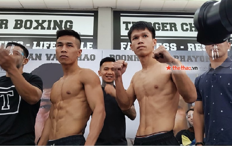 Tran Van Thao Ha measured the game of Thailand's unbeaten champion in just 2 rounds - Photo 4