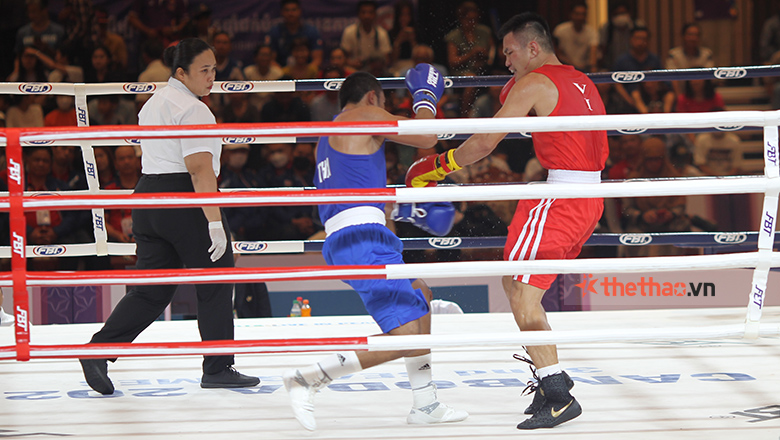 Bui Phuoc Tung Ha knocked out Thai boxer in Boxing Sea Games 32 - Photo 2