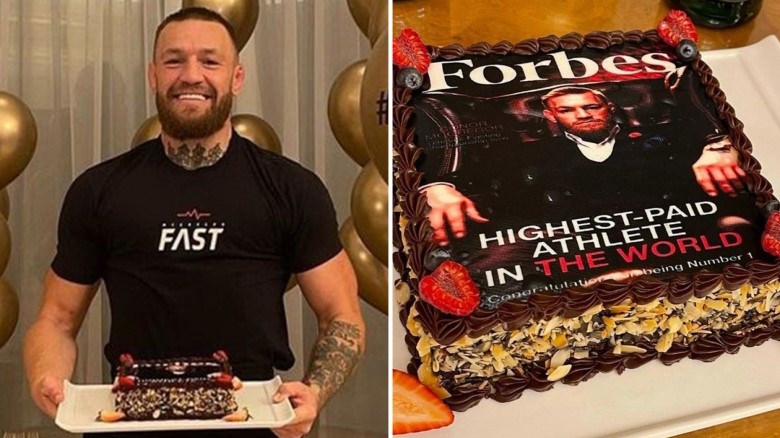 The reaction of Conor McGregor when becoming the richest athlete in the world, surpassing Cristiano Ronaldo - Photo 1