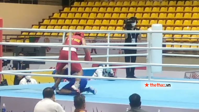 Diem Kieu reached the final of Boxing Sea Games 31 - Photo 2