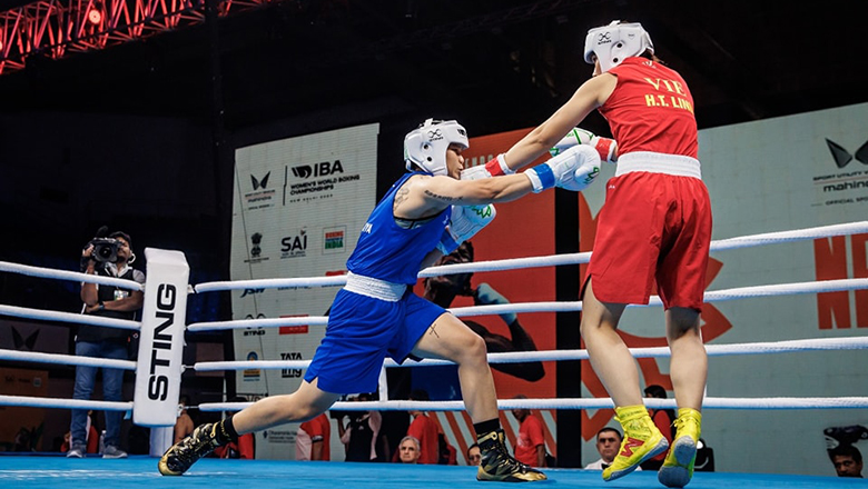 Diem Quynh, Ha Linh, Nguyen Huong stopped at the world boxing tournament - Photo 1