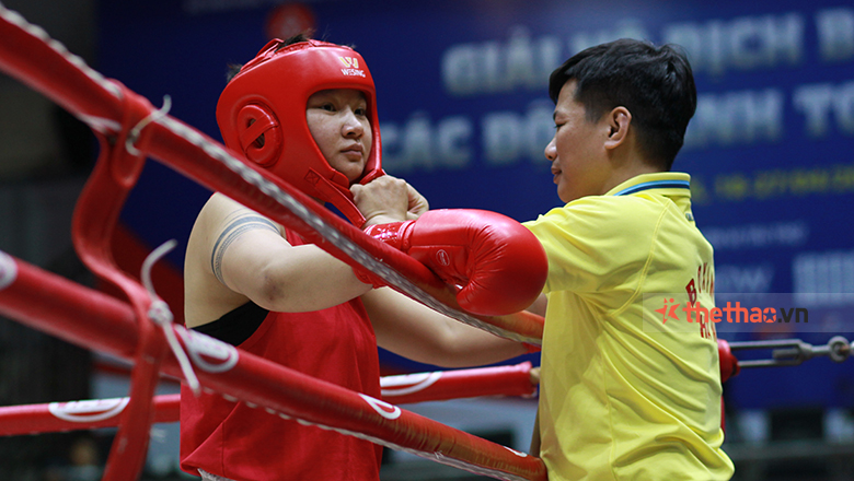 Diem Quynh lost to the hostess, stopped in the semi -final Boxing Asiad 19 - Photo 1