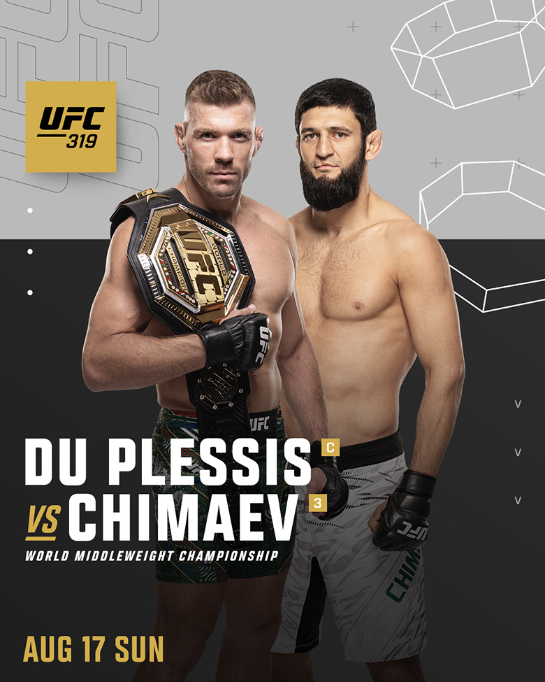 Dricus du Plessis protects the belt before Khamzat Chimaev at UFC 319 - Photo 1