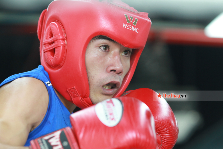 Hanoi men's boxing team to Hai Phong short -term training - Photo 1