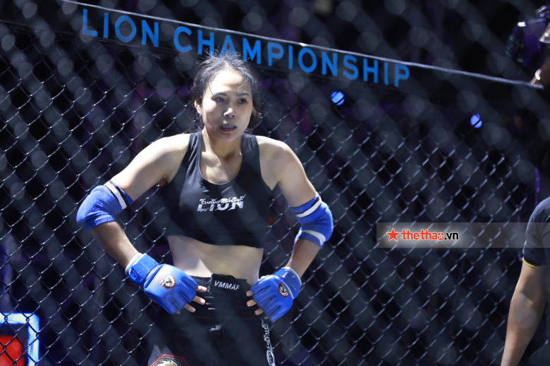Hot girl MMA Pham Thi Nhung gave up before the final of Lion Championship - Photo 1