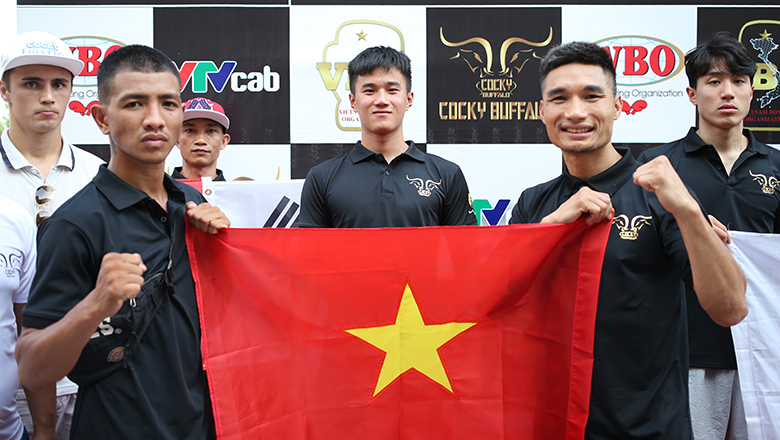 Huu Thuong, Van Hai encountered a Chinese opponent before the international boxing event WBO Chapter 3 The Rising Stars - Photo 2