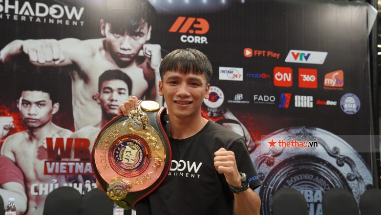 Huu Toan calmly, Hong Dat approached the opponent at the press conference of Boxing WBA Asia: Vietnamese Dream - Photo 1